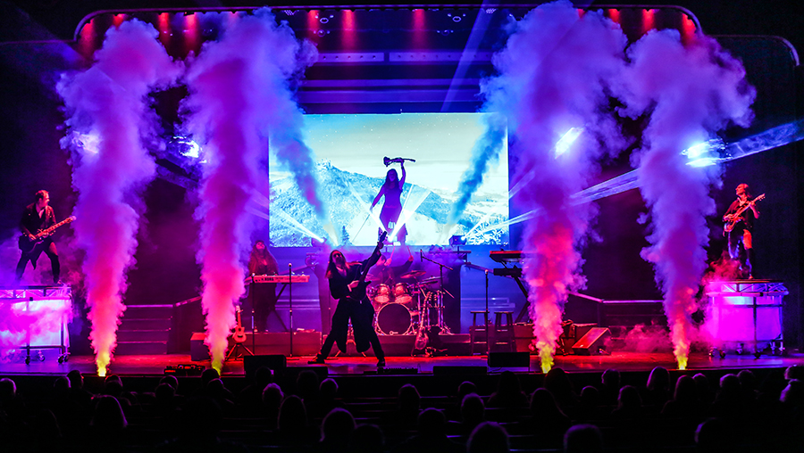 Jingle Laser Rock concert